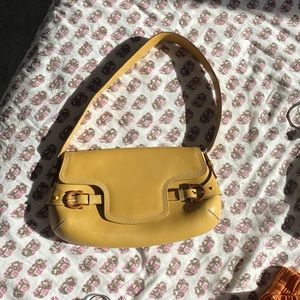 yellow belt bag
